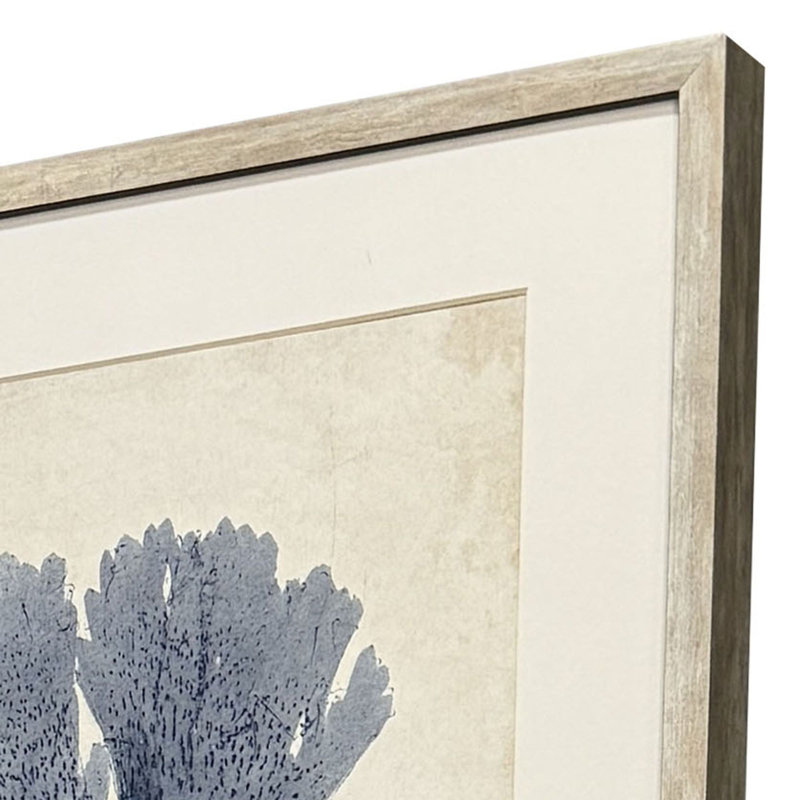 Indigo Sea Life Framed Art