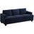 89 Inch Corduroy Sofa Couch, 3 Seater Sofa With Square Arms For Living Room(set Of 2)-1158283085