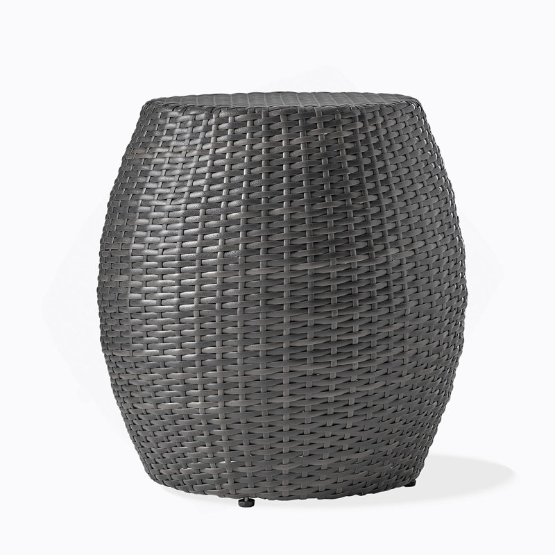14.00" Wicker Outdoor Patio Side Table | Gift Idea