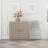 Modern Contemporary 2-Door Storage Cabinet With Geometric Square Pattern, Taupe Color-1777527388