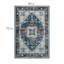 Tapis perlé rectangulaire vieilli à motif rétro-428965299