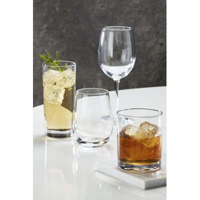 5 verres Oneida Hiball, 4 pièces Oneida