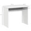 Ivana Solid Wood Writing Desk-27863225
