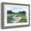 Étude de terrain de golf I - reproduction encadrée rustique avec tableau mat-301090313-301090326