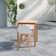 Anav Square 2 - Person 35" Long Eucalyptus Bar Height Dining Set