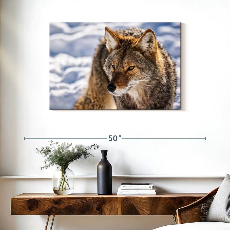Hunting Wolf, 24" H x 36" W