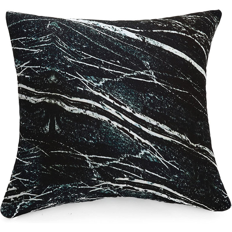 Black Square Cushion
