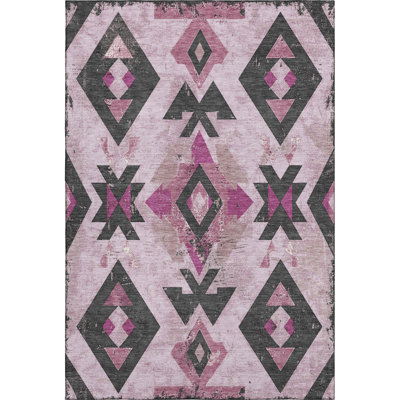 Premium Machine Washable Fairwood AMF1882 Aztec Rug