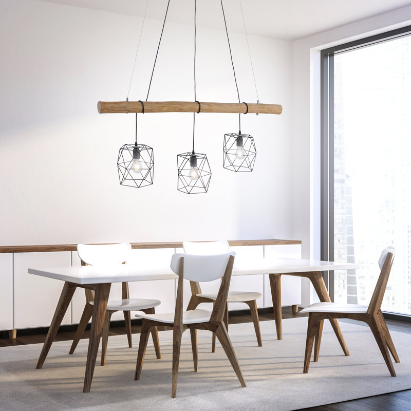 Keys 3 - Light Black Kitchen Island Pendant