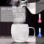 Tasse à thé en verre avec infuseur et couvercle Tasses à thé en verre borosilicaté pour thé à feuilles mobiles, tasses à thé en verre avec filtre pour thé, grand système d'infusion à feuilles mobiles