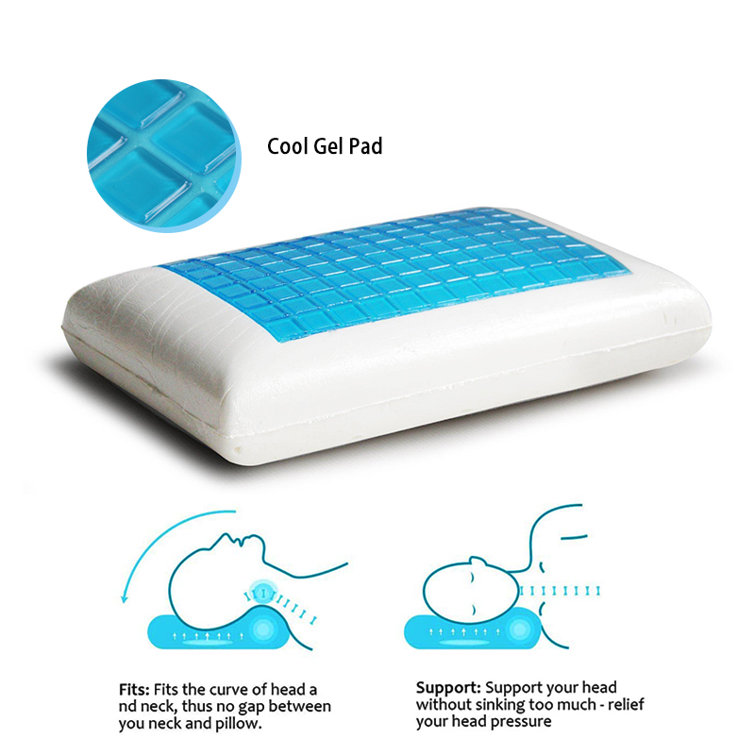 Cooling Gel Memory Foam Backrest by Alera® ALECGC411