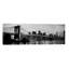 Brooklyn Bridge Across The East River At Dusk, Manhattan, New York City, New York State, Usa by Panoramic Images - No Frame Panoramic Print on Canvas-1923404793