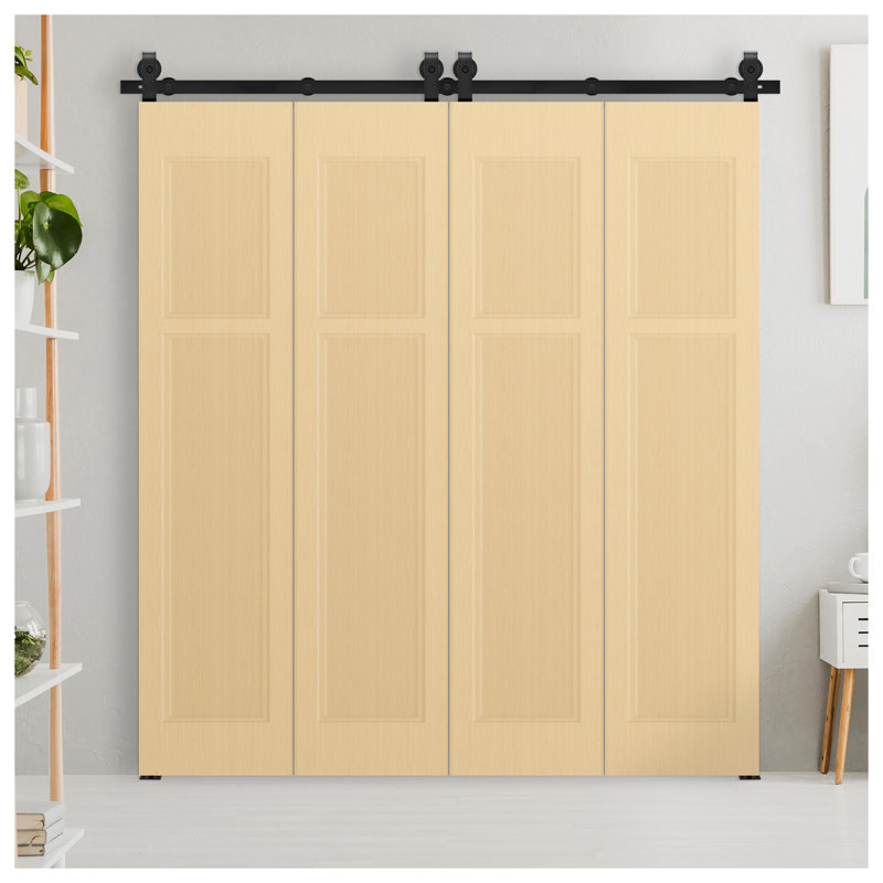 Ensemble de quincaillerie de porte de grange standard pour porte simple, 75,6 po