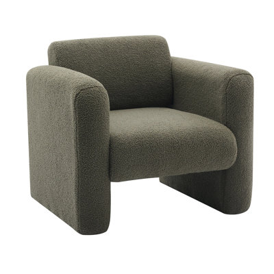 Modern Accent Chair Upholstered Comfy Reading Arm Chair Armchair With Back And Pillow Indoor Single Chair Modern Accent Chair Upholstered Comfy Reading Arm Chair Armchair With Back And Pillow Indoor Single Chair