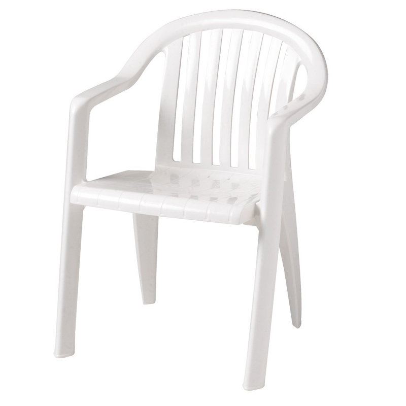 Chaise de salle à manger Miami, Blanc