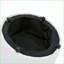 Fauteuil d'appoint pivotant en velours pour le salon - capitonné, 3 coussins, roulettes | Noir | Mousse