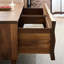 Table de bout en noyer noir