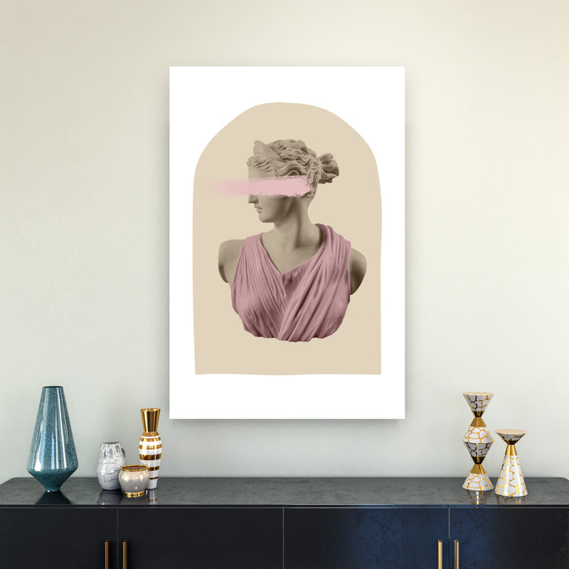 1 Piece Wrapped Canvas Wall Art, 91.44cm H x 60.96cm W, Beige