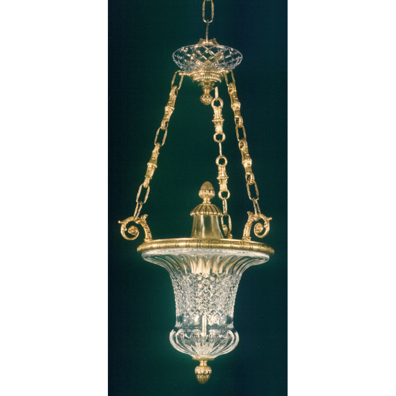 Cutshaw 3 - Light Urn Pendant, Antique Silver