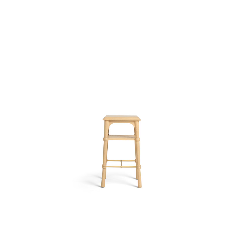 Peony Side Table, White Oak
