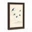 Art mural antique sur toile encadré doré pour le salon, la chambre à coucher, le bureau ou le vestibule - Décoration murale décorative avec ciel oiseaux-129033289-129033290