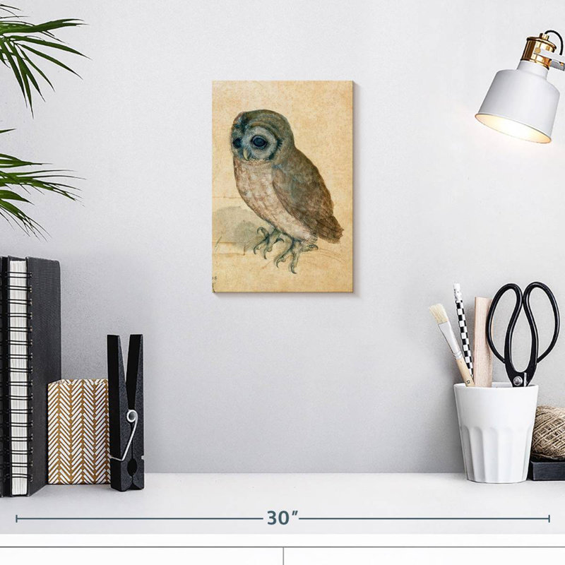 Brampt The Little Owl, 12" H x 8" W