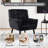 Tufted Upholstered Wide Back Armchair（Set of 2）-412486735