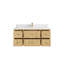 Ensemble de meuble-lavabo simple 48 po avec plateau en quartz Moragne