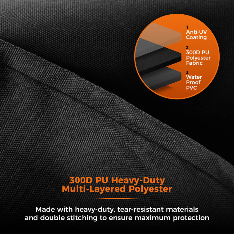 Tower T978508COV Grill Cover, Suitable for T978508 Apollo Burner, Waterproof and Windproof, Black