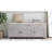 Storage Bench With 3 Shutter-Shaped Doors, Shoe Bench With Removable Cushion And Hidden Storage Space-114198378