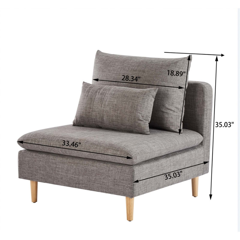 Versatile Modular Sofa for Dynamic Open Living Spaces