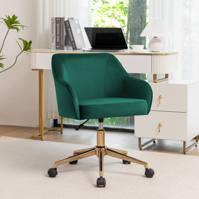 Jace Velvet Office Chair