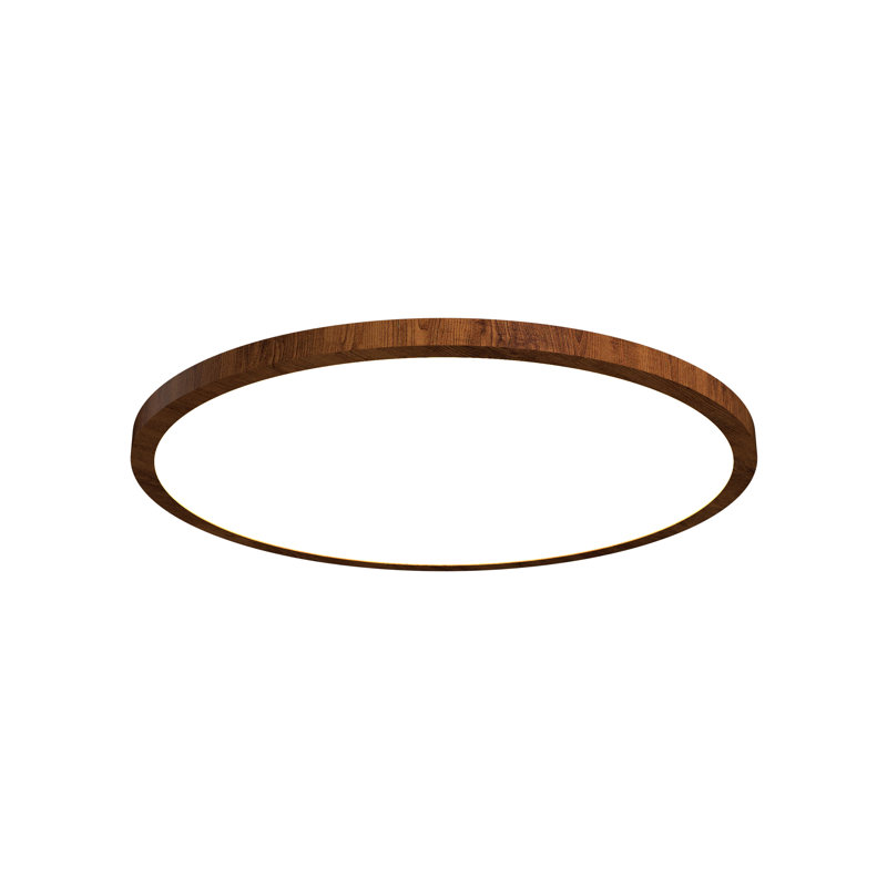 Naiá 1 - Light LED Flush Mount, Imbuia, 2.54" H x 21.26" W x 21.26" D