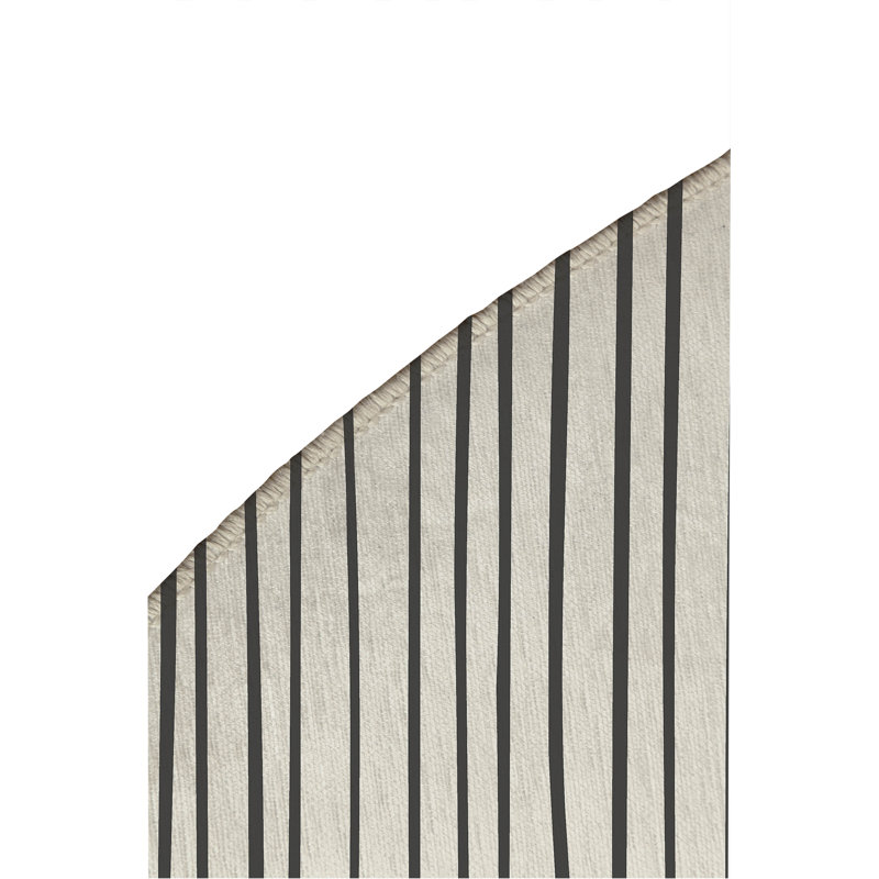 Spinal Column Non-Slip Outdoor Rug, Round 5'