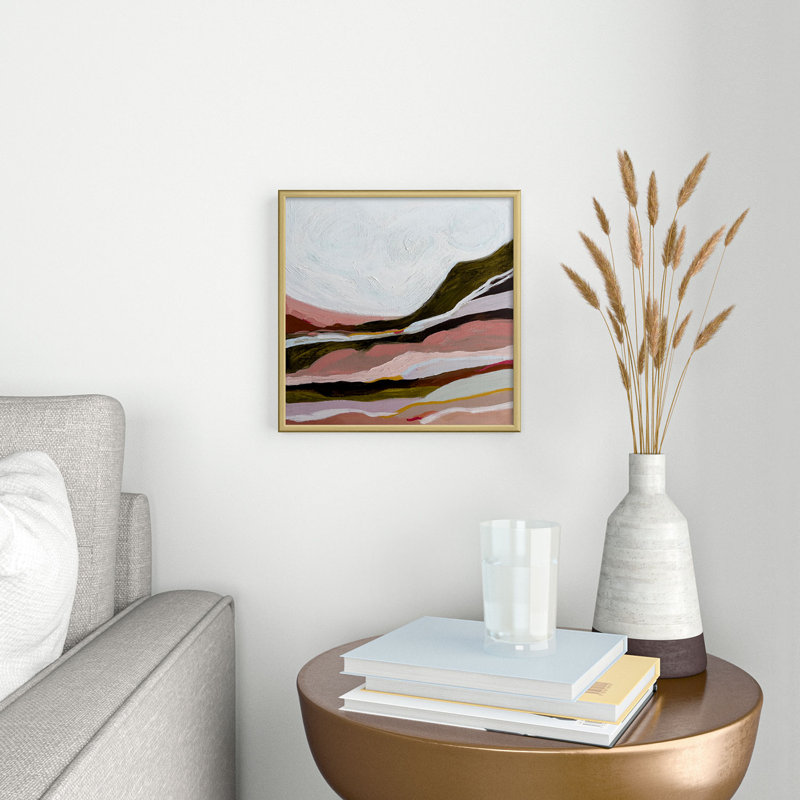 «Shadow to Light» par Laura Fedorowicz - reproduction de cadre photo, H 10 po x l 10 po x P 1 po, Or