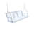 SainCroix Amish Rollback Console Treated Porch Swing-965557389