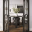 Araea Round Black Pedestal Dining Table