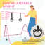 Barre de gymnastique pour enfants, barre horizontale pliable pour l'entraînement à domicile, -112846974