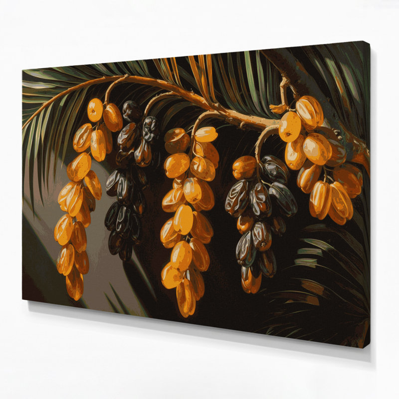«Fruit Date Brown», art mural sur toile, H 11 po x l 14 po