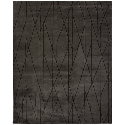 Sarila Abstract Area Rug in Brown