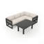 Ensemble de canapÃ©s modulaires Smith 5 piÃ¨ces avec coussins SunbrellaÂ®-1907524037-1907524056