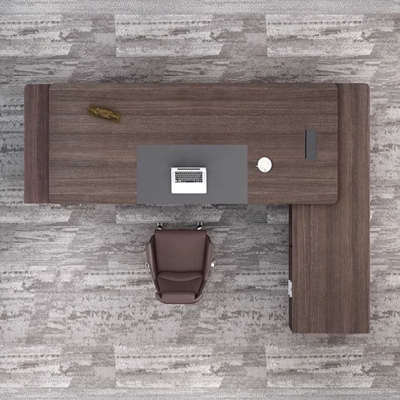 Bureau en L 102,36 po, H 29,92 po x l 102,36 po x P 70,87 po