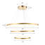 Ultra Modern Large Halo Led Ring Chandelier Brushed Brass-1725684962