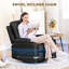 Saven 90cm Wide Swivel Home Theatre Recliner-23361257