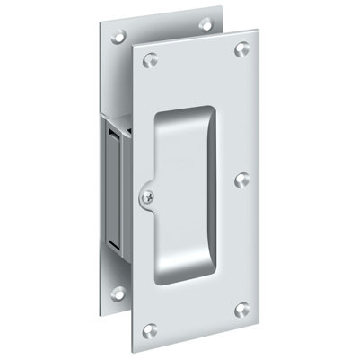 Deltana SDP60U26 Decorative pocket Lock 6", Passage in Polished Chrome
