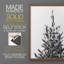 Arbre de Noël disco I - impression encadrée de qualité supérieure - prêt à être accroché - aucun clou requis - aucun clou requis-1568237632-1568237647