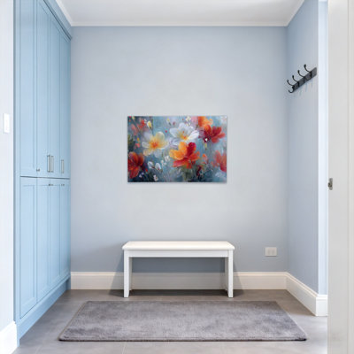 Plants & Flowers Floral Artistic Colorful Blooming Garden Painting Style
