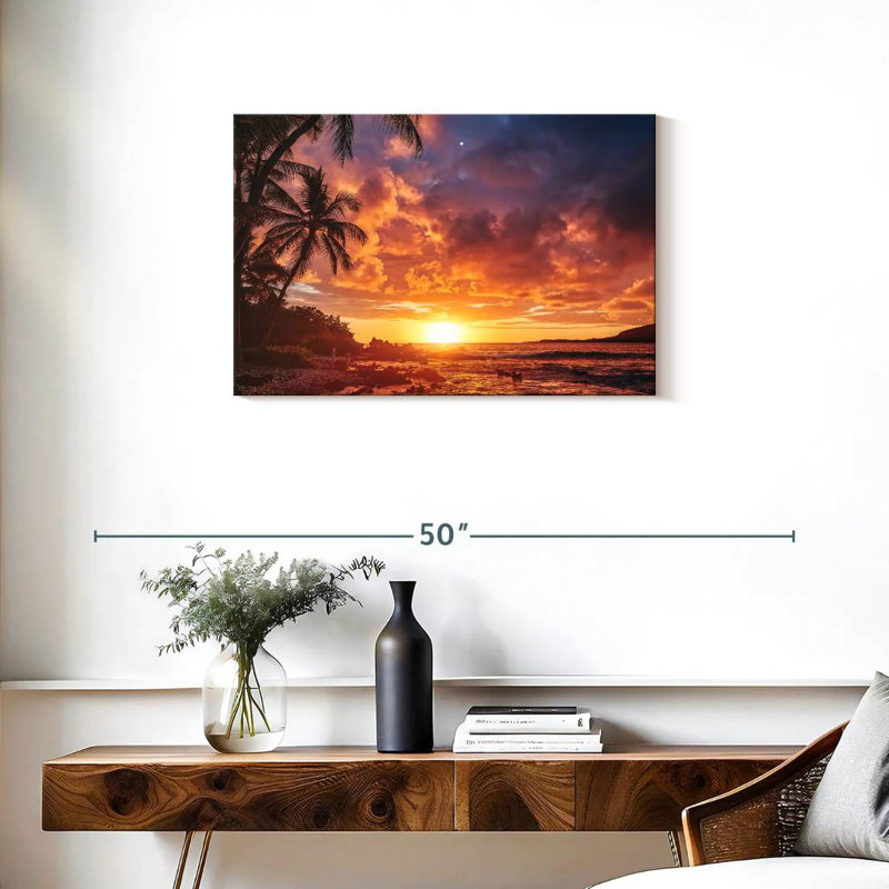 Gillard Kealakekua Bay au coucher du soleil, H 20 po x l 30 po
