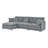 Tripp 110.2-Inch Modern L-Shaped Sectional Sofa-658581281