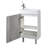 Studio 18.125'' Single Bathroom Vanity with Cultured Marble Top-291880922